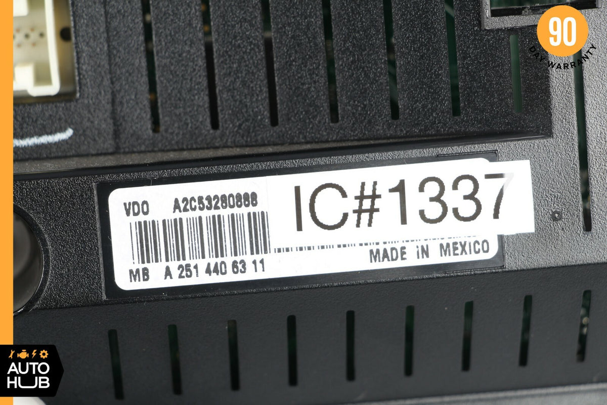 08-13 Mercedes W251 R350 R500 Instrument Cluster Speedometer 2514406311 OEM 138k - photo 12