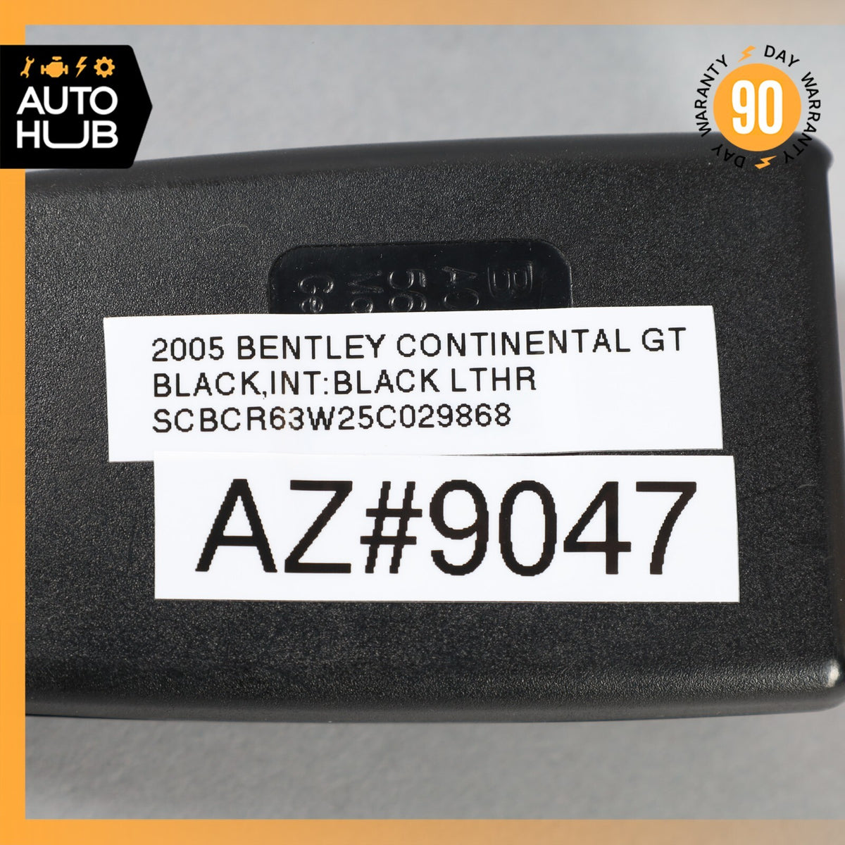 03-06 Bentley Continental GT Coupe Front Left Side Seat Belt Seatbelt Buckle OEM - photo 17