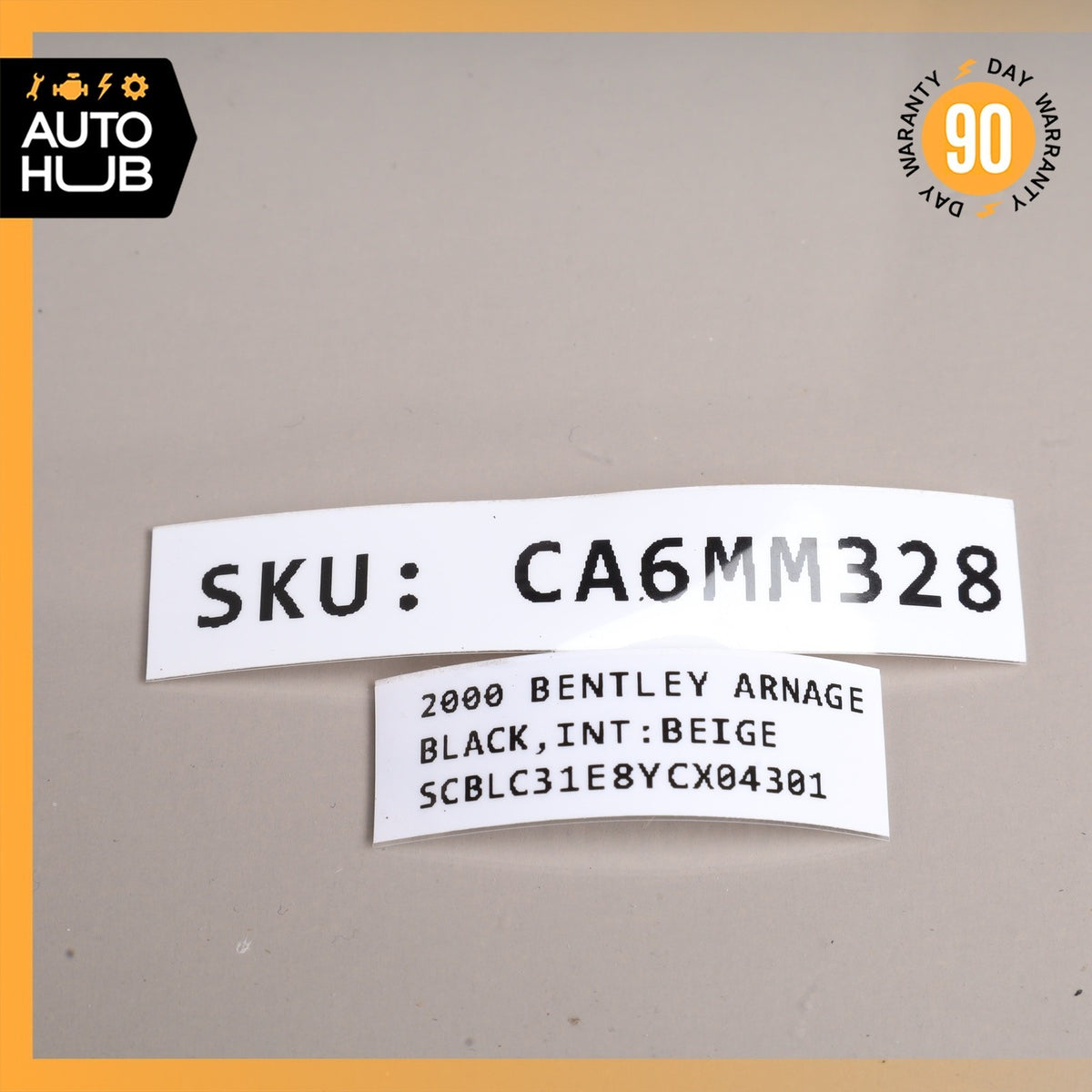 00-02 Bentley Arnage / RR Seraph Airbag Air Bag Sensor SRS Control Module OEM - photo 9