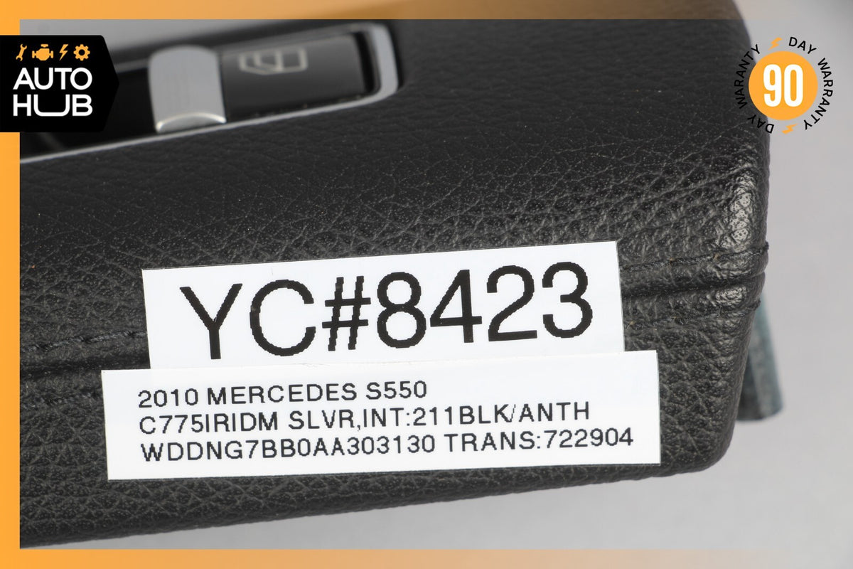 10-13 Mercedes W221 S550 S400 Front Right Side Window Control Switch Black OEM - photo 10