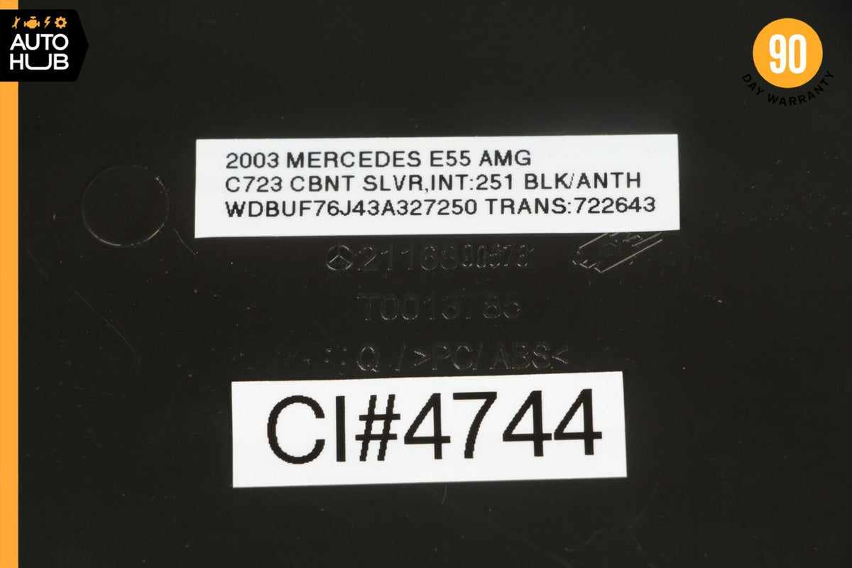 03-06 Mercedes W211 E55 AMG E350 E320 Left Side Dashboard Trim Cover Panel OEM - photo 11
