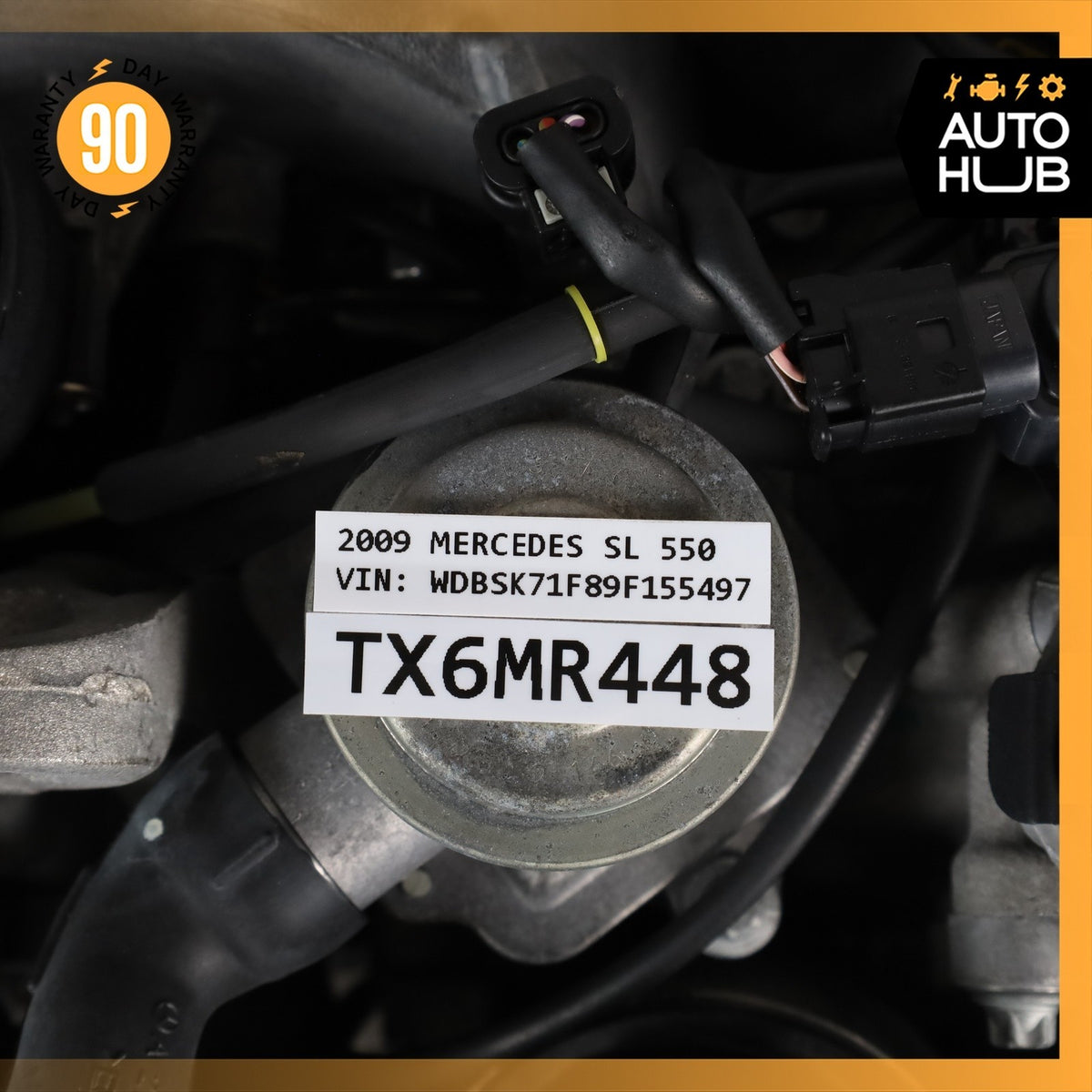 07-12 Mercedes R230 SL550 E550 Engine Motor Assembly 5.5L V8 M273 RWD OEM 90k - photo 21