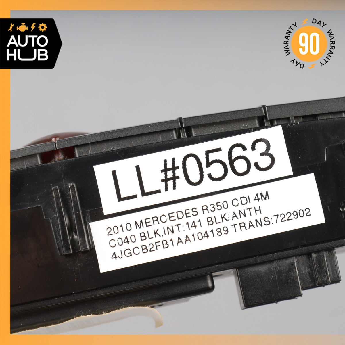 06-13 Mercedes W251 R350 R500 Center Dashboard Hazard ESP Control Switch OEM - photo 13