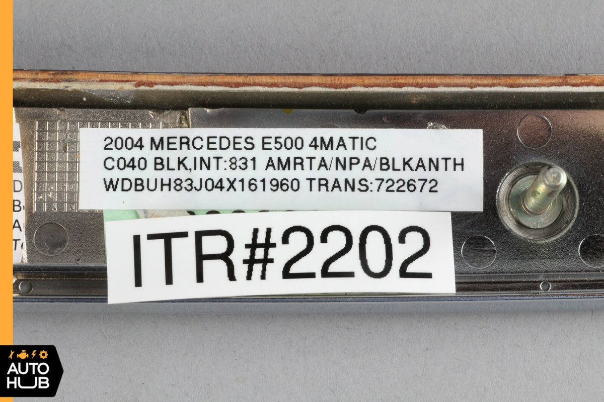 03-06 Mercedes W211 E350 E500 Dashboard Dash Left Trim Panel Wood 2116800371 OEM - photo 12
