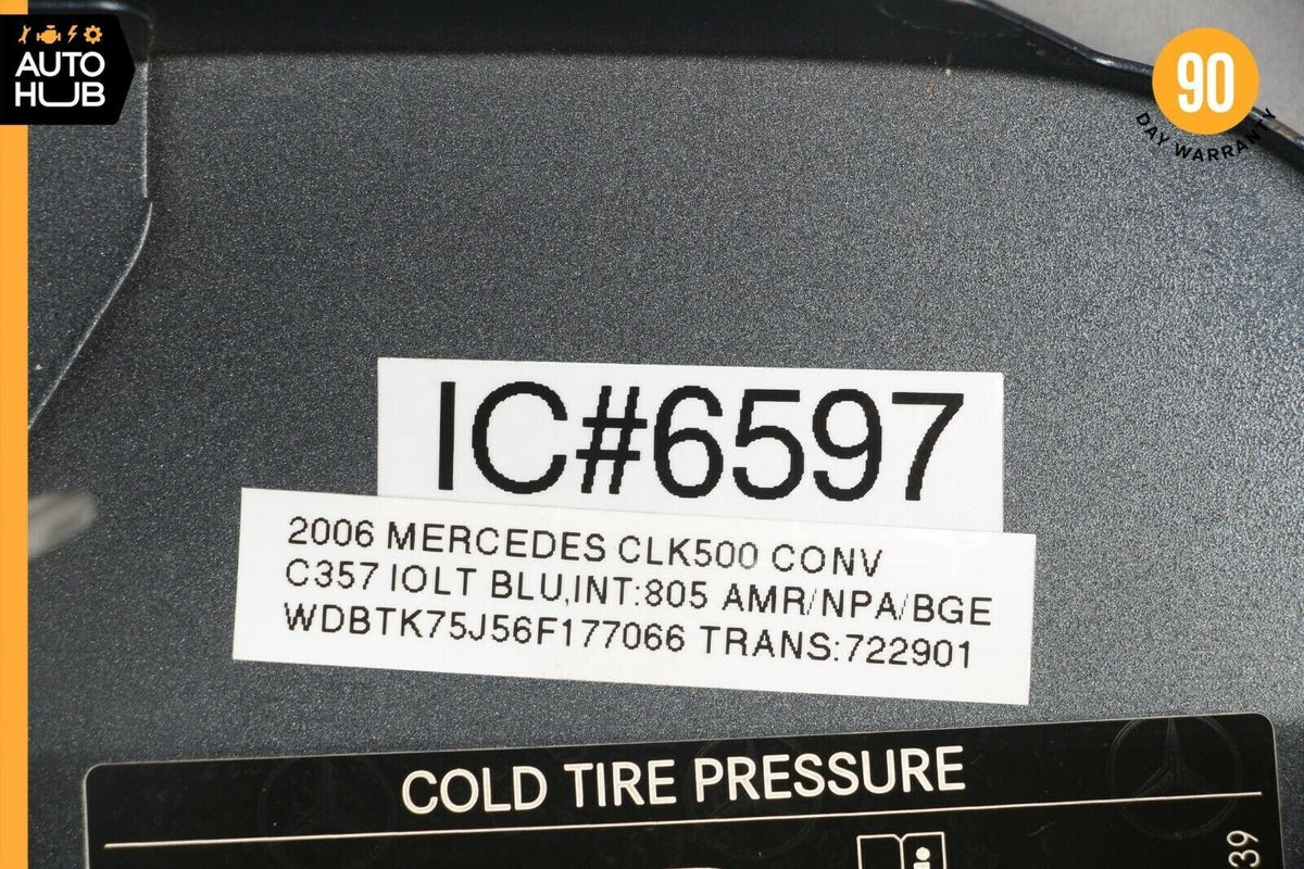 03-09 Mercedes W209 CLK500 CLK320 Convertible Fuel Gas Tank Filler Door Lid OEM - photo 7
