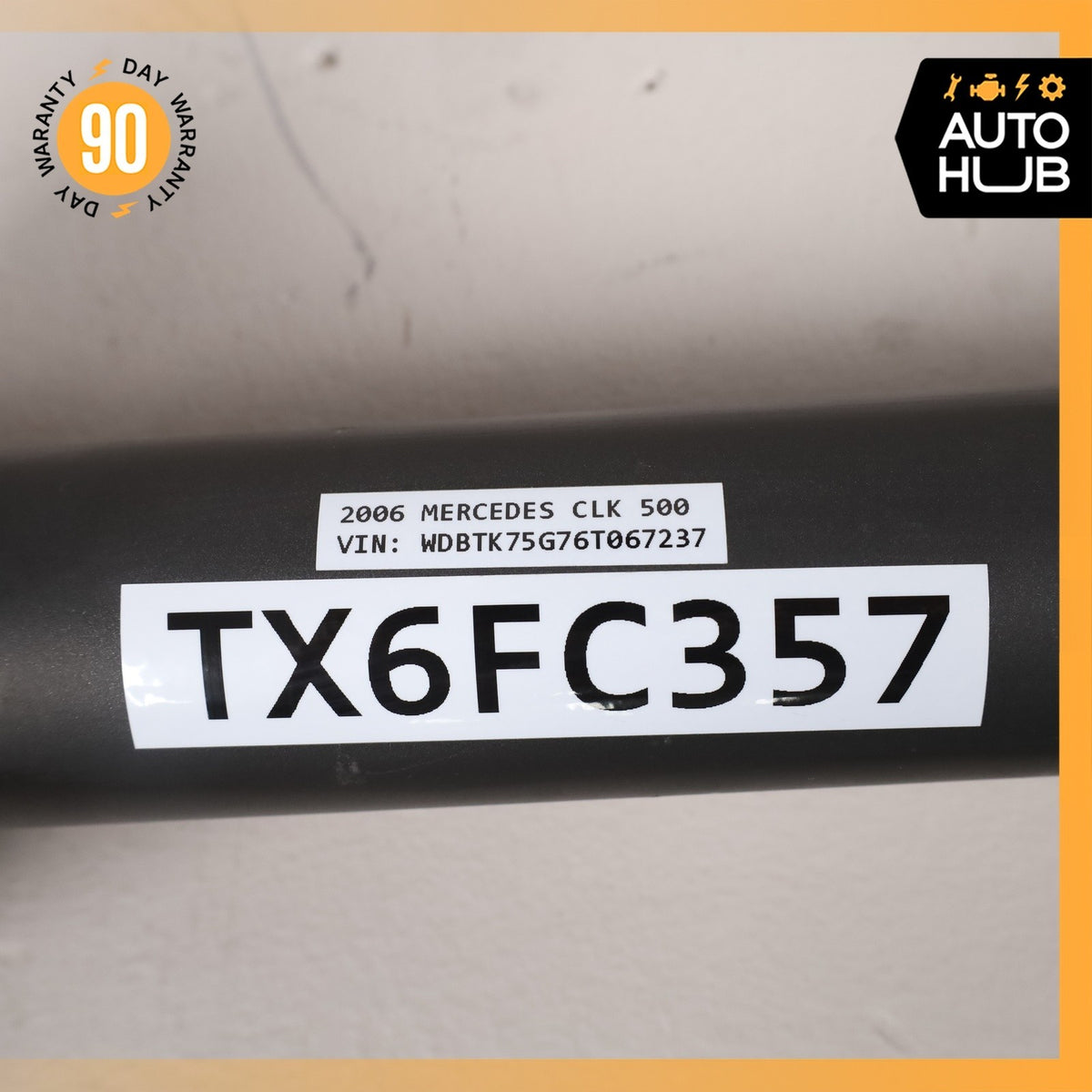 03-06 Mercedes W209 CLK500 Driveshaft Propeller Shaft 2094100906 OEM - photo 12