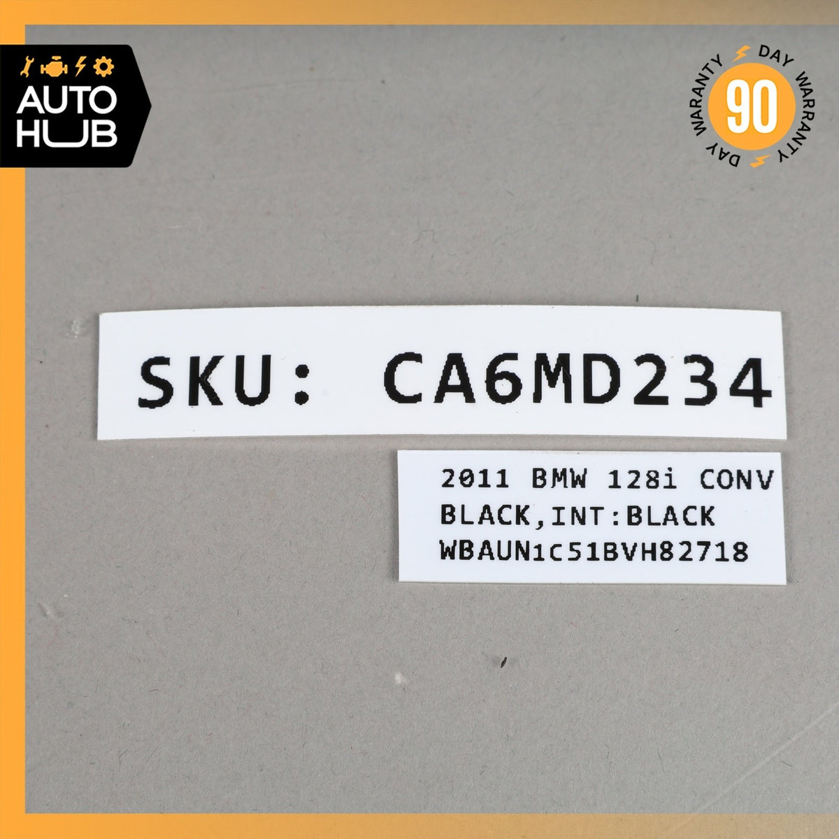BMW E88 128i 135i Convertible Airbag Air Bag Sensor SRS Control Module OEM - photo 10