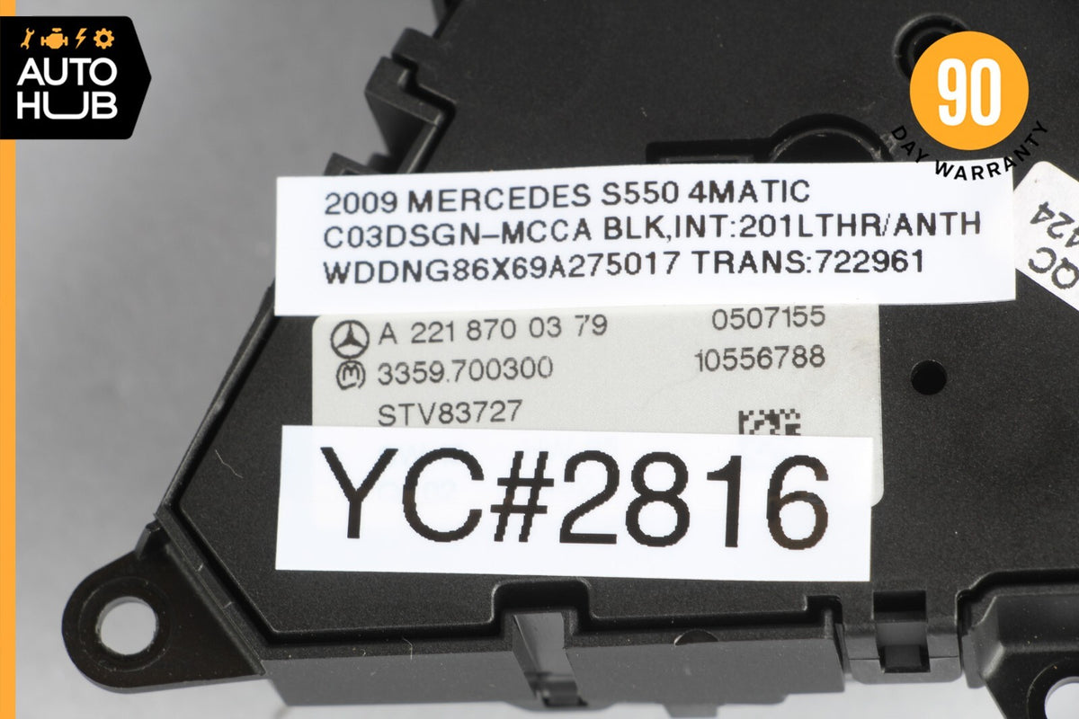 07-13 Mercedes W221 S550 S450 Rear Right Side Seat Control Memory Switch OEM - photo 11