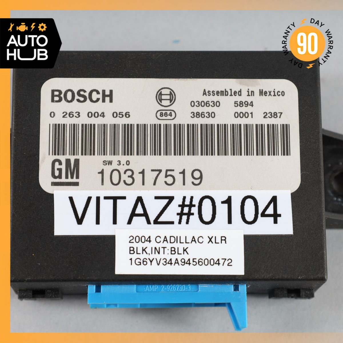 04-09 Cadillac XLR Parktronic Park Assist Control Module 10317519 OEM - photo 6