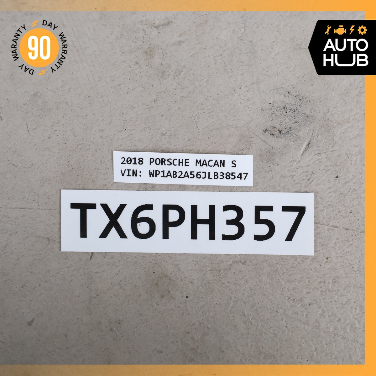15-25 Porsche Macan 95B Rear Left Driver Side Door Shell White OEM - photo 21