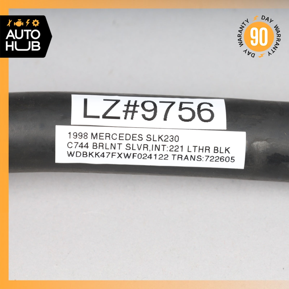 Mercedes R170 SLK230 Engine Coolant Overflow Expansion Hose OEM - photo 12