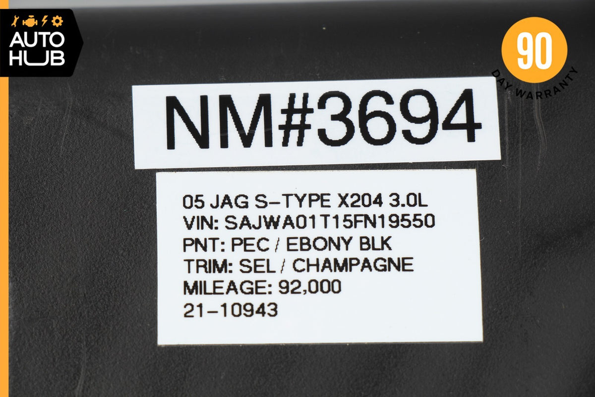 02-09 Jaguar S-Type X204 Right Dash Board Dashboard Airbag Air Bag C2C37711 OEM - photo 12