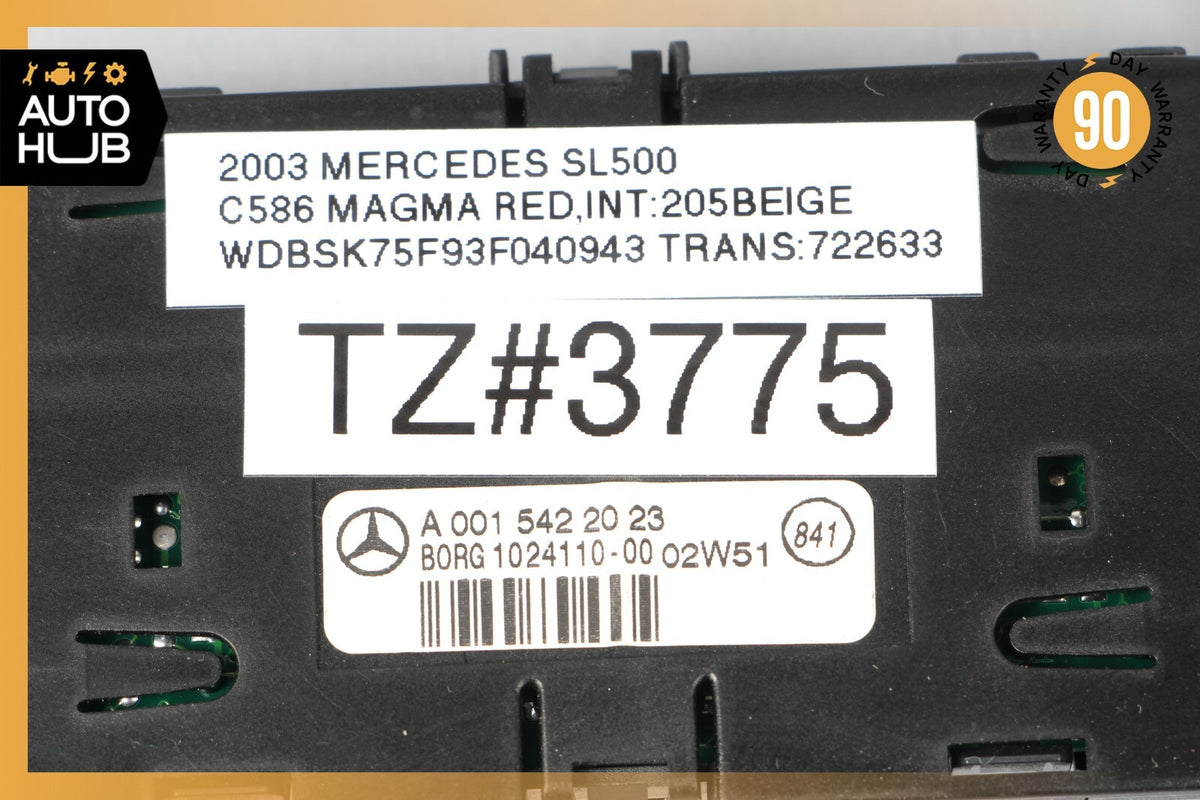 03-06 Mercedes R230 SL500 SL55 AMG Parktronic Warning Display Buzzer Front OEM - photo 12