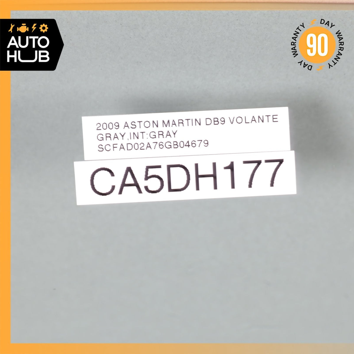 05-16 Aston Martin DB9 DBS Volante Front Right Side Door Window Glass OEM 34k - photo 14