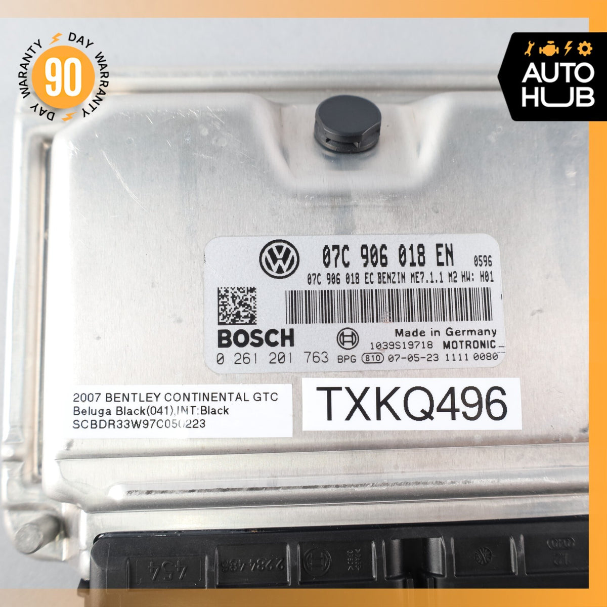 2007 Bentley Continental GTC GT 6.0L W12 Engine Control Module ECU OEM 62k - photo 8