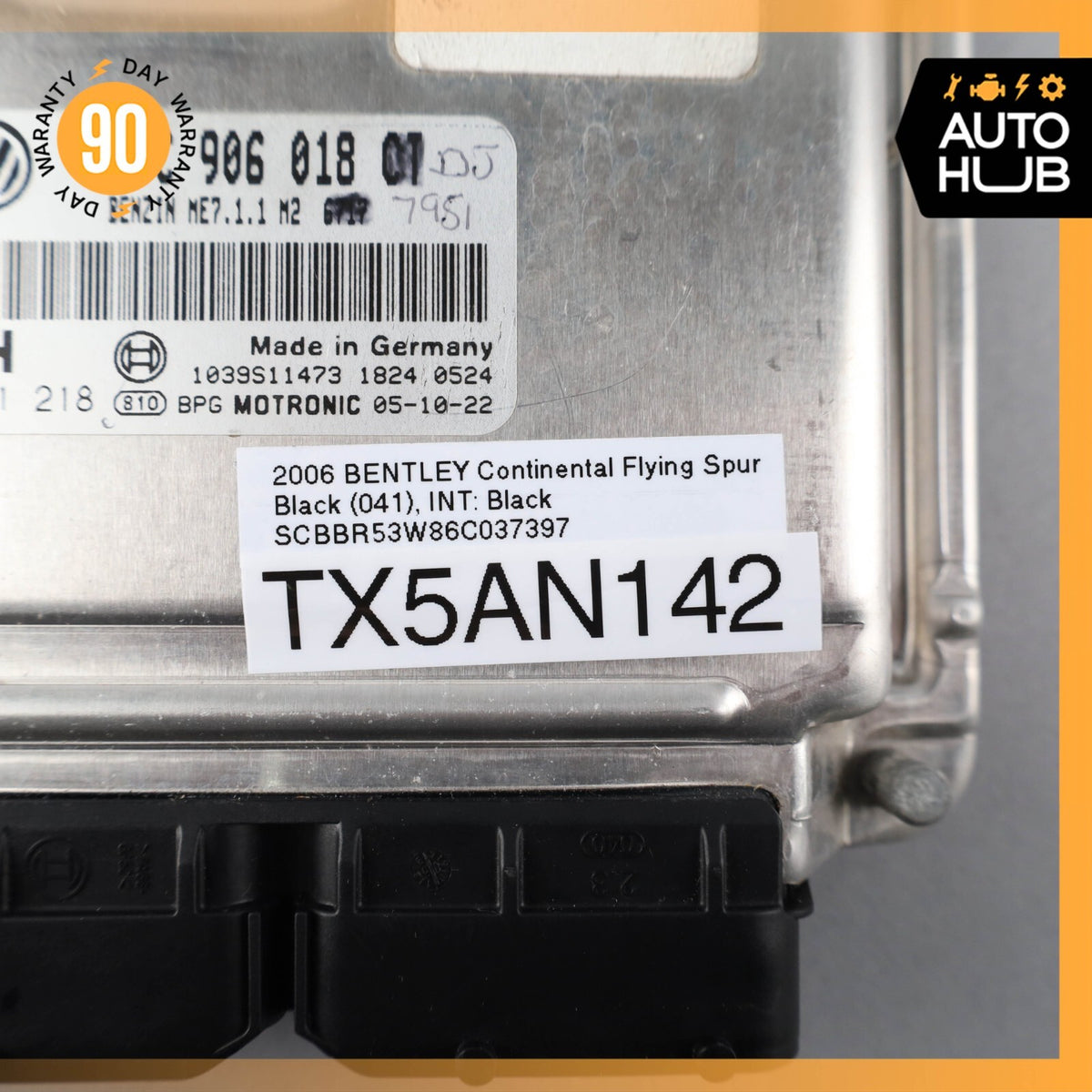 2006 Bentley Continental Flying Spur 6.0L W12 Engine Control Module ECU OEM 67k - photo 9