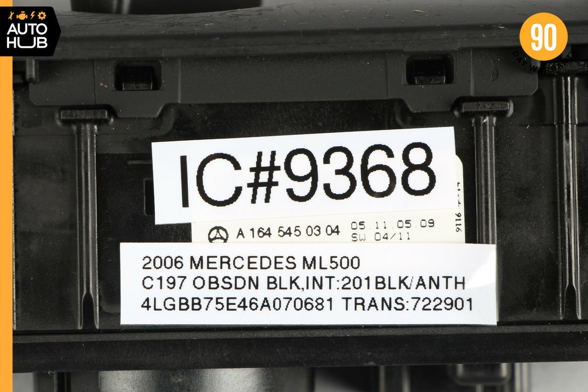 06-08 Mercedes W164 ML500 GL450 Headlight Control Switch Module 1645450304 OEM - photo 8