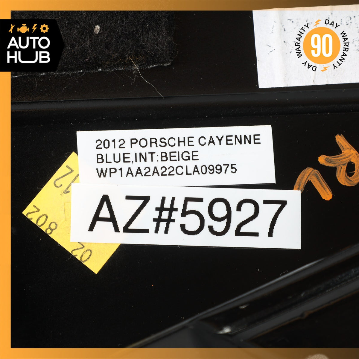 11-14 Porsche Cayenne 958 Door Shell Rear Left Driver Side Trim OEM - photo 12