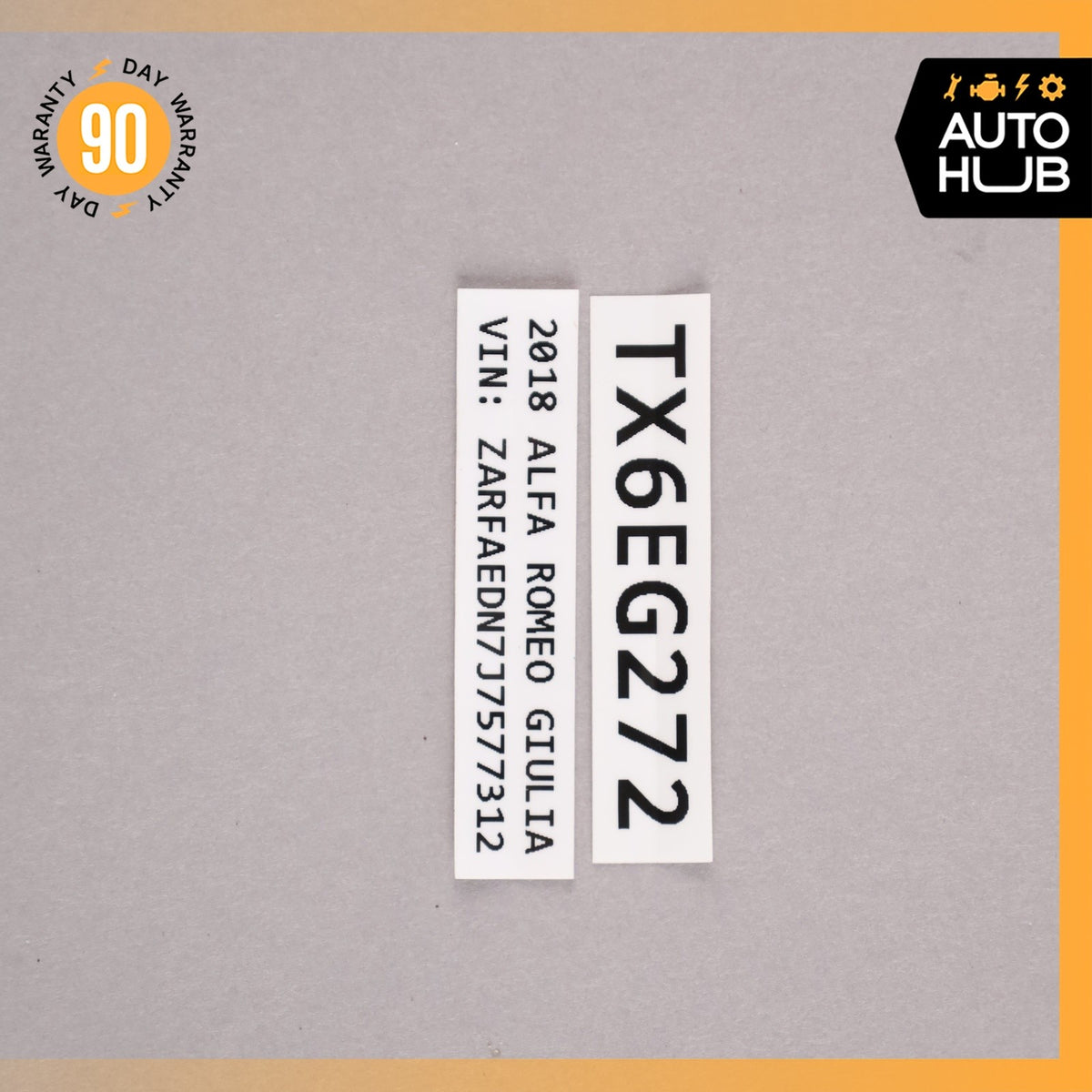 17-19 Alfa Romeo 952 Giulia Oxygen Lambda Sensor OEM 73k - photo 7
