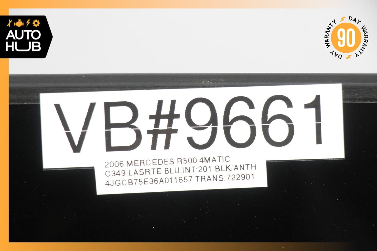 Mercedes W251 R500 R320 Center Middle Panorama Pano Sunroof Sun Roof Glass OEM - photo 12