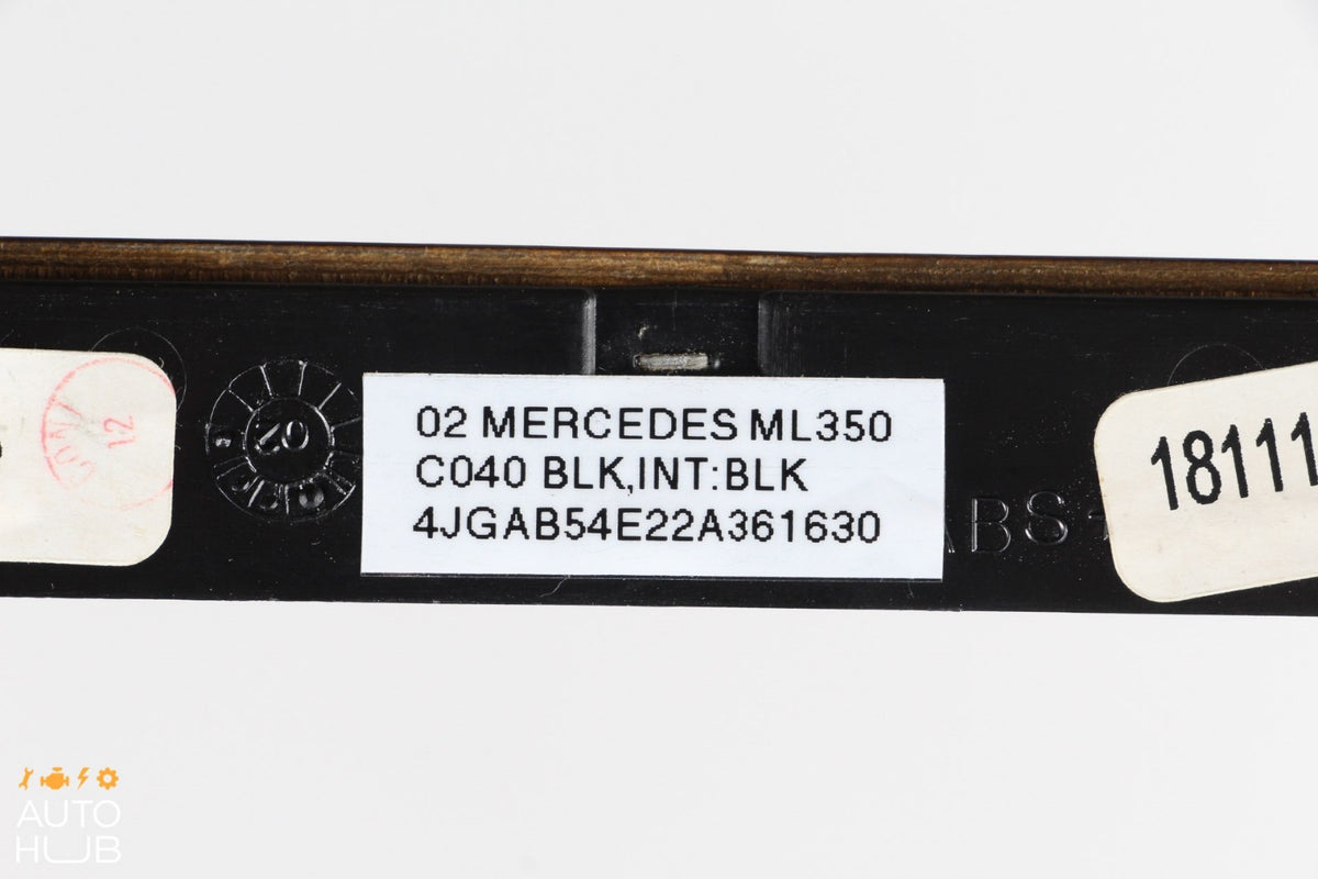 02-05 Mercedes W163 ML320 ML350 ML500 Center Console Trim Bezel Wood OEM - photo 12