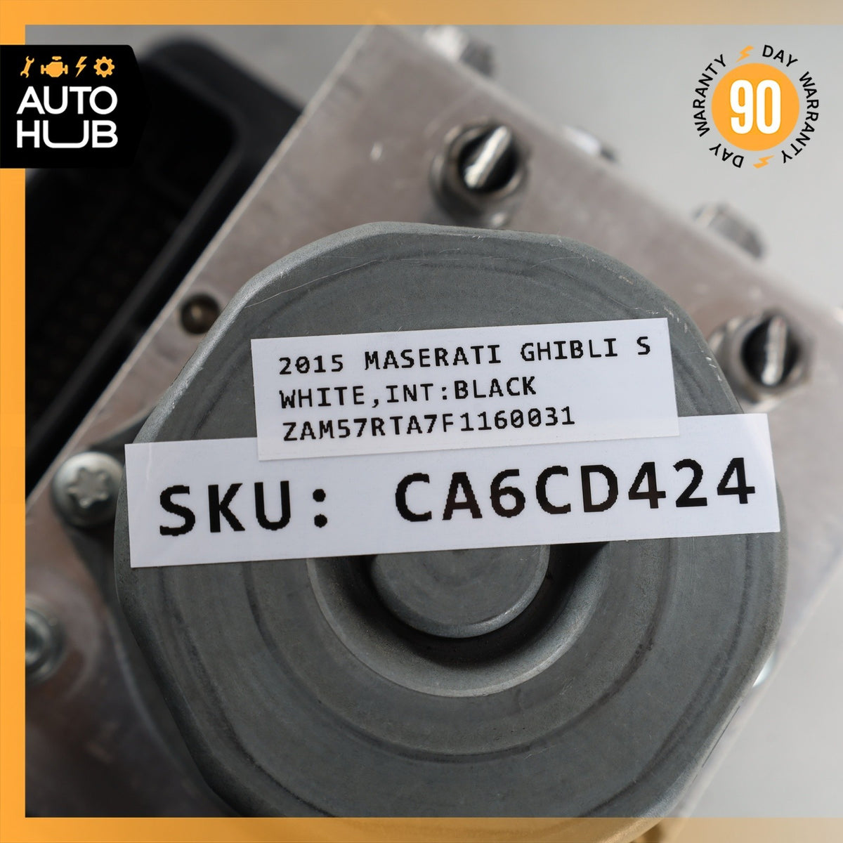 14-16 Maserati Ghibli M157 Quattroporte ABS Anti Lock Brake Pump Module OEM 68k - photo 9