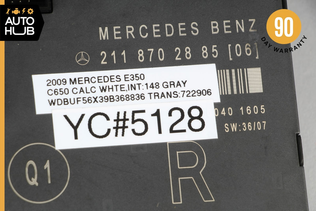 03-09 Mercedes W211 E350 E550 Front Right Passenger Door Control Module OEM - photo 8