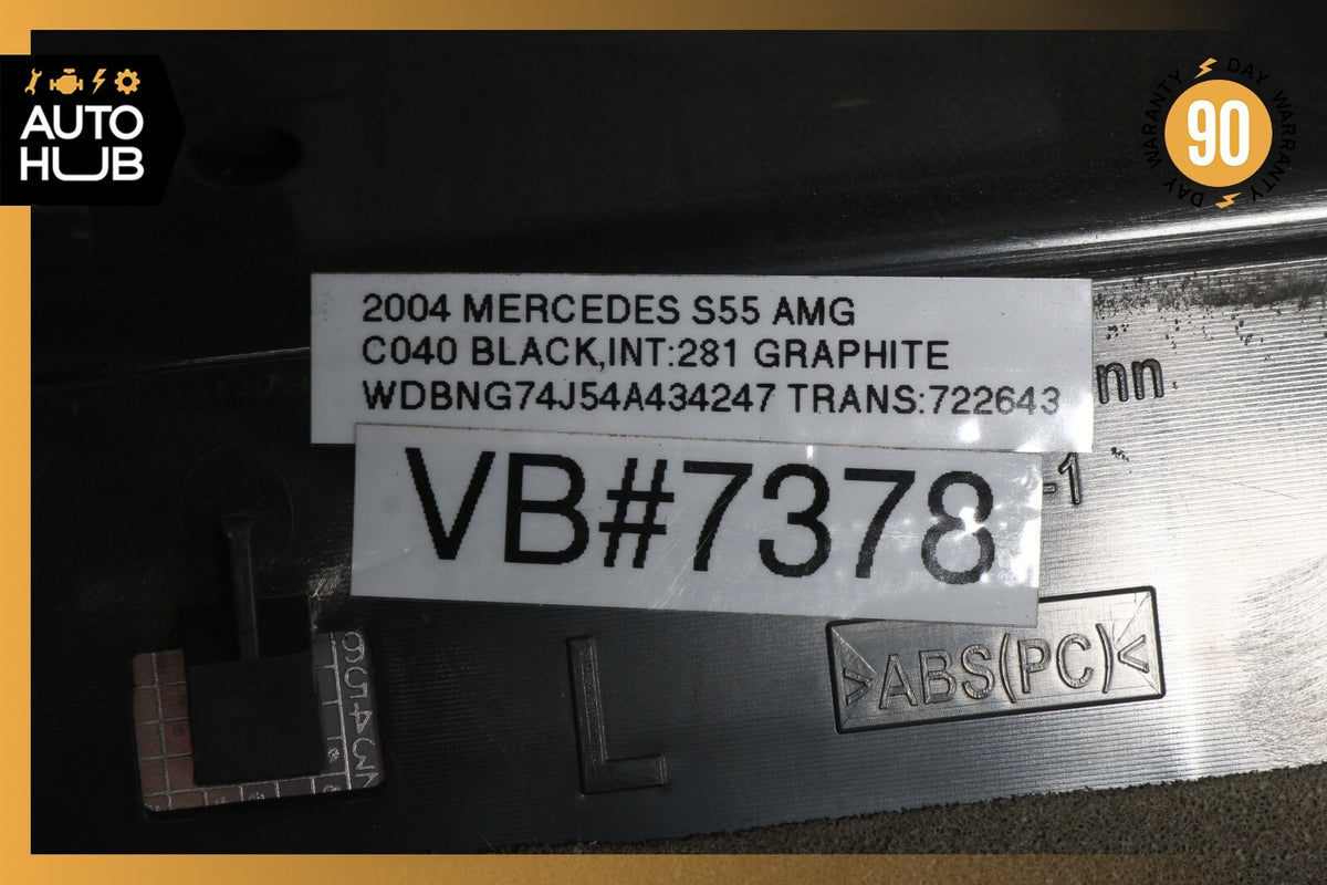 03-06 Mercedes W220 S55 S65 AMG Door Step Sill Panel Front Left & Right Side OEM - photo 11