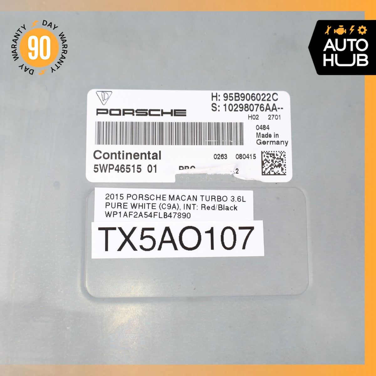 15-18 Porsche Macan Turbo 95B Engine Motor Control Module ECU ECM DME OEM - photo 10
