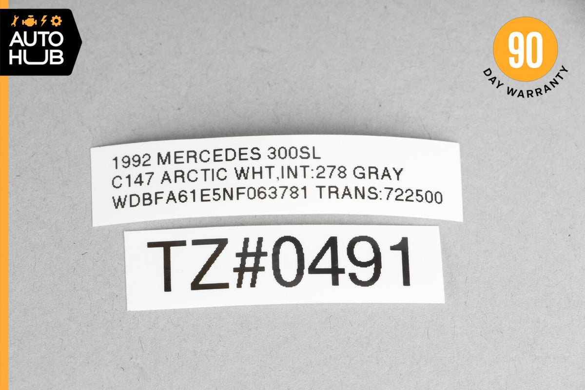 90-04 Mercedes R129 300SL SL320 500SL SLK230 Convertible Top Control Switch OEM - photo 9