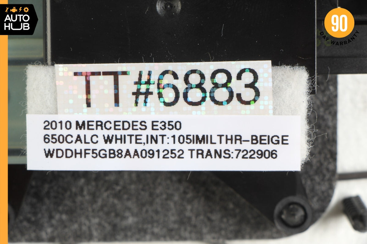 08-18 Mercedes W212 E350 C250 Front Upper Seat Cushion Bladder Bolster OEM - photo 12