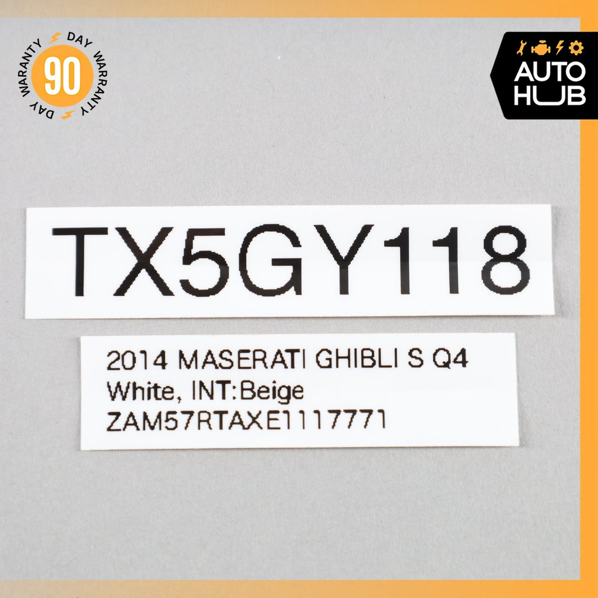 14-22 Maserati Ghibli S Dashboard Dash Grille Speaker Cover Black 670001677 OEM - photo 8