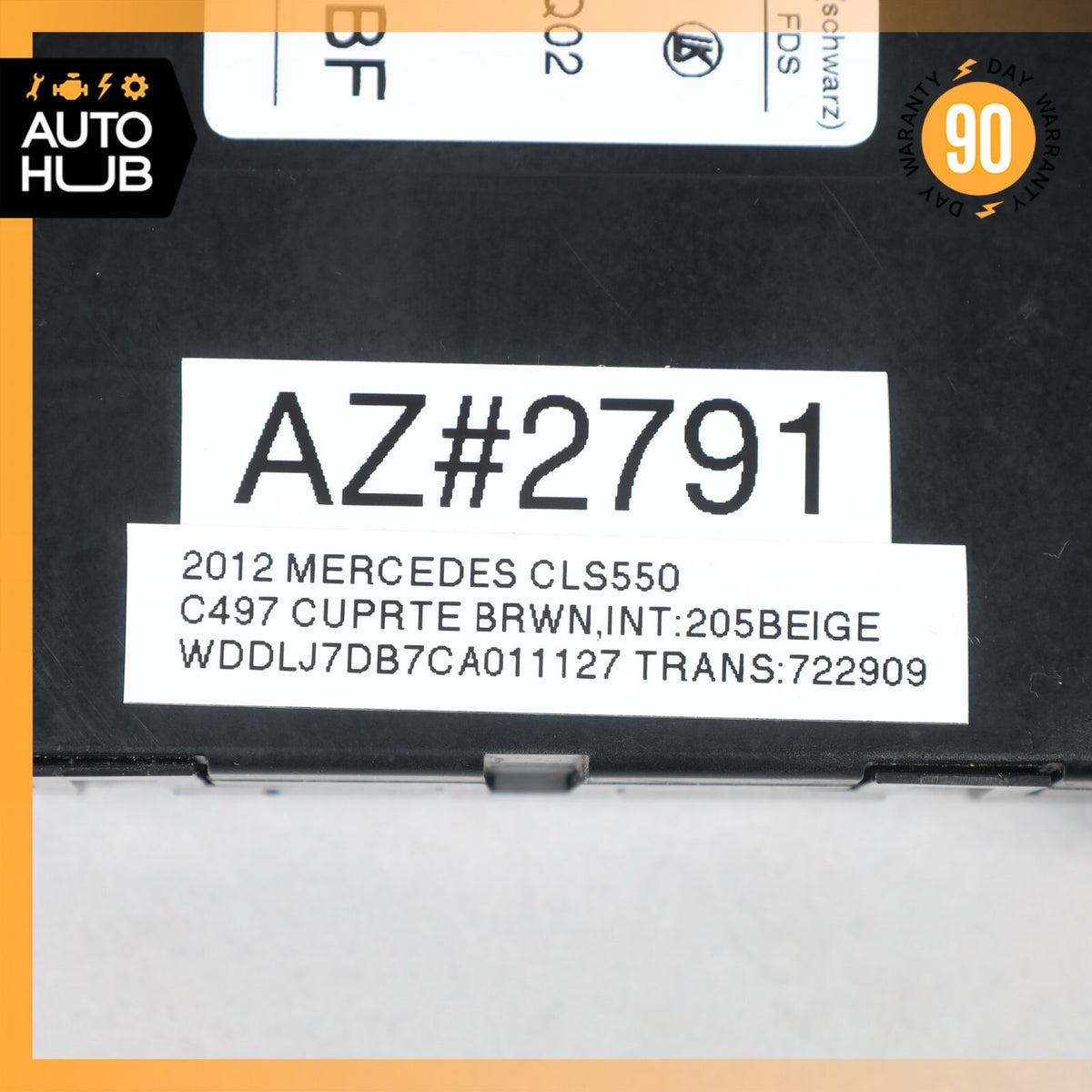 08-18 Mercedes W218 CLS550 E350 SLK250 Seat Control Module Front Left Side OEM - photo 10