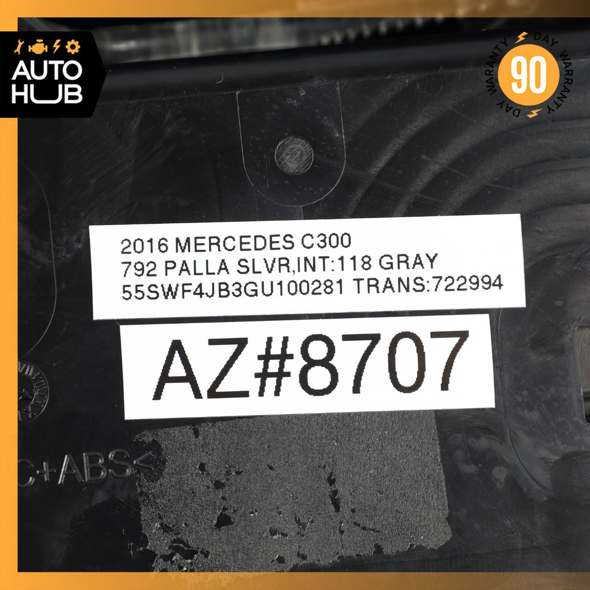 15-18 Mercedes W205 C300 Center Console Ashtray Compartment OEM - photo 21