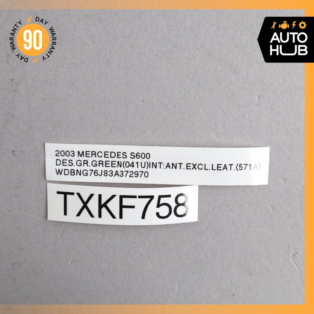 03-06 Mercedes W220 S600 S55 AMG S430 Door Panel Trim Bezel Rear Right Side OEM - photo 14