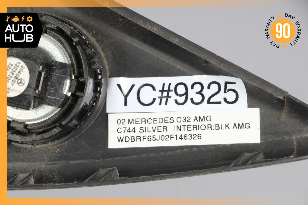 01-04 Mercedes W203 C32 AMG C230 Right Passenger Door Tweeter Speaker Cover OEM - photo 8