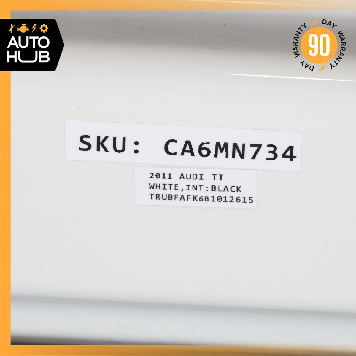08-15 Audi 8J TT Door Shell Left Driver Side White 8J0831051A OEM - photo 22