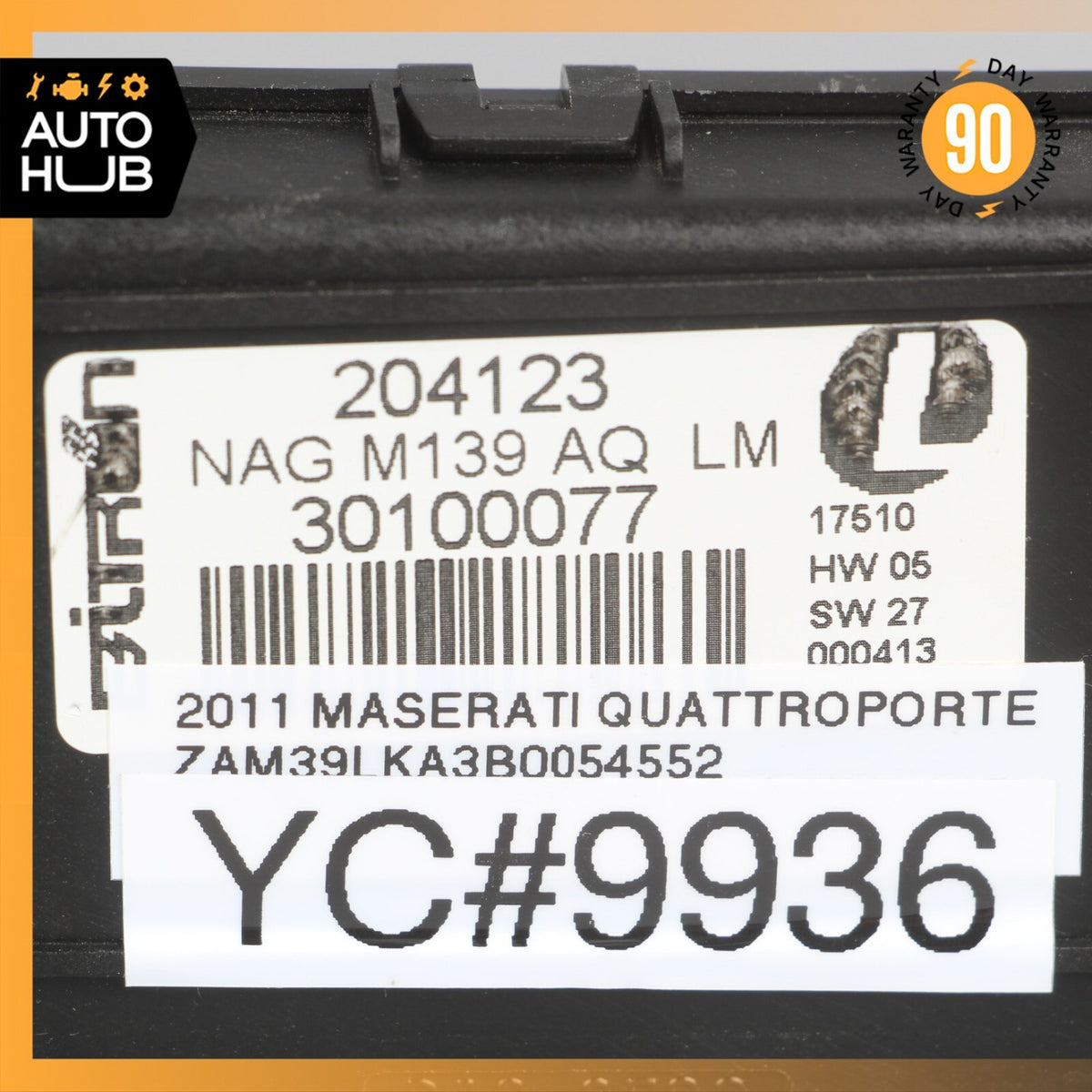 03-13 Maserati Quattroporte S M139 Front Left Side Seat Control Module OEM 61k - photo 12