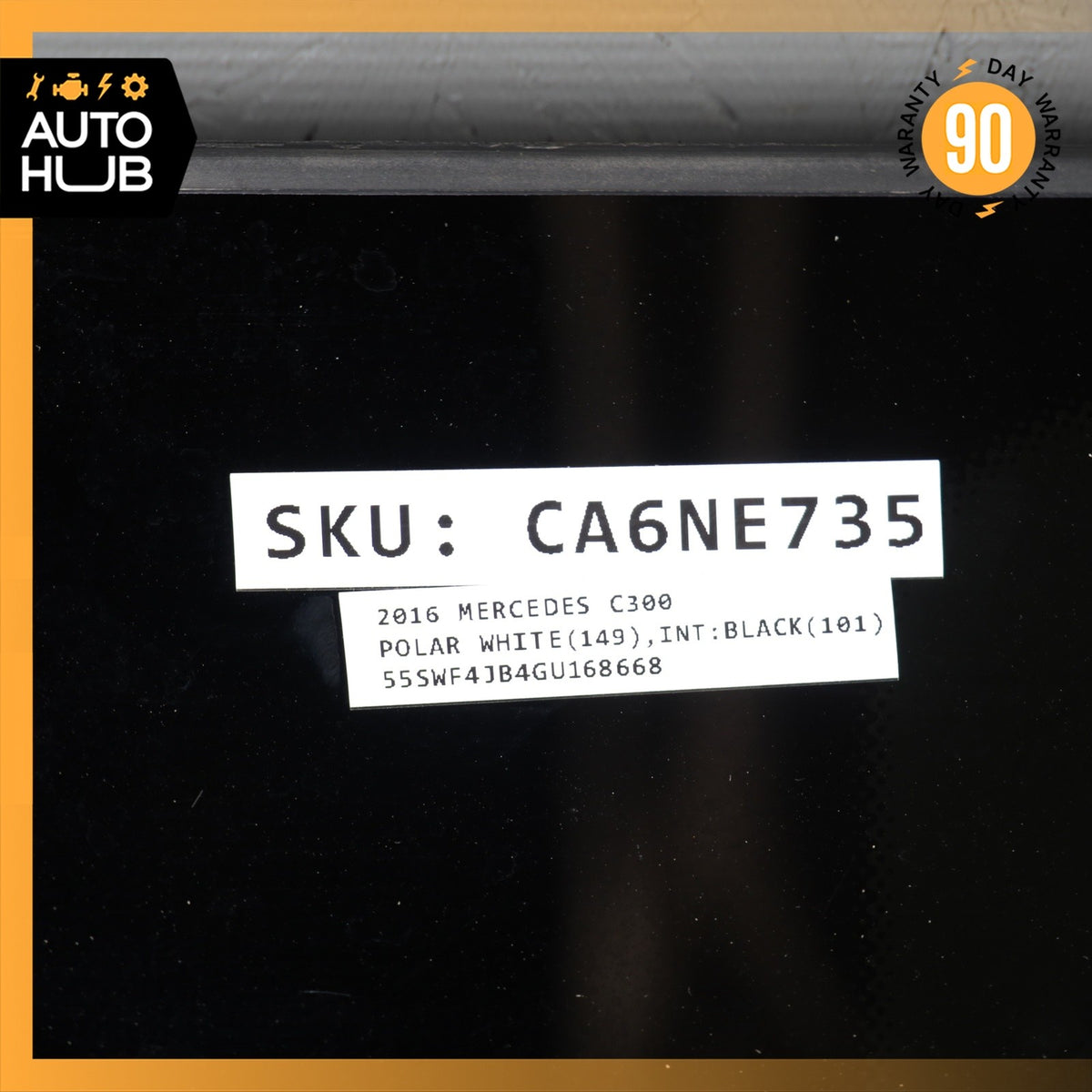 15-20 Mercedes W205 C300 C43 AMG Sedan Rear Panoramic Sunroof Glass OEM 57k - photo 17
