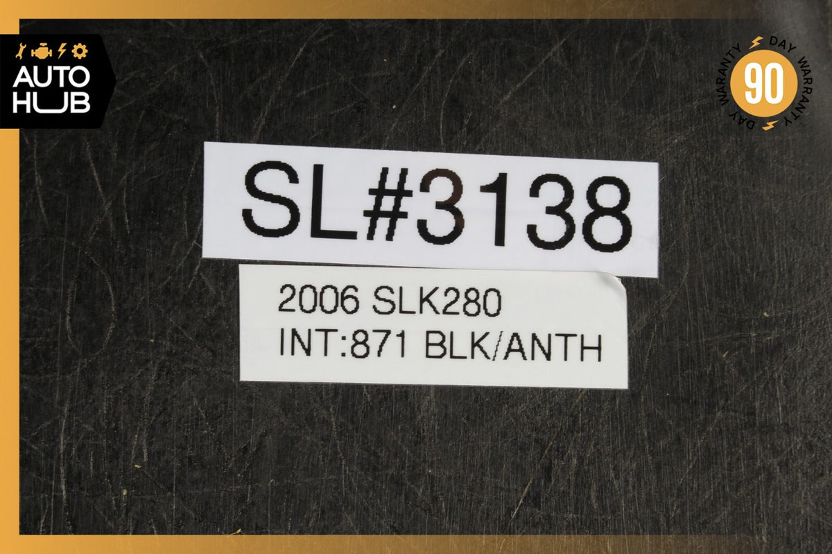 05-11 Mercedes R171 SLK280 SLK350 Seat Cushion Right Side Upper Top Black OEM - photo 12