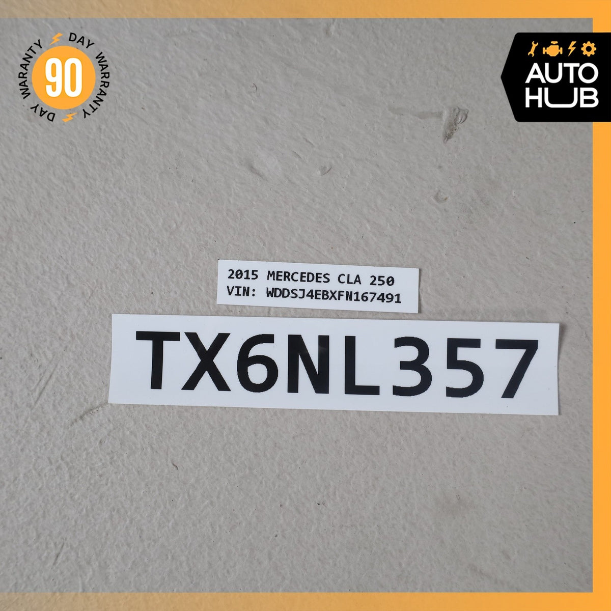 14-16 Mercedes W117 CLA250 AMG Sport Rear Bumper Cover Assembly Black OEM - photo 24