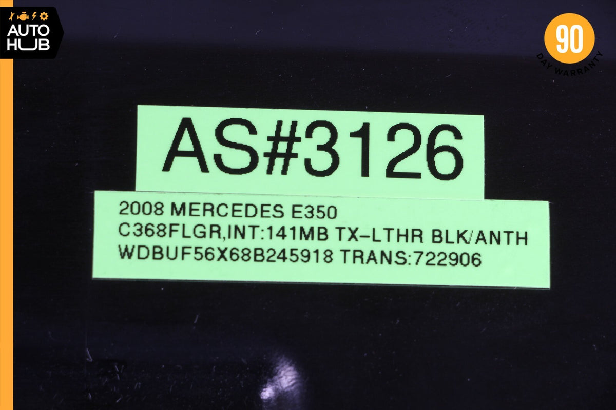 07-09 Mercedes W211 E350 E550 Dashboard Glove Box Storage Compartment OEM 57k - photo 12