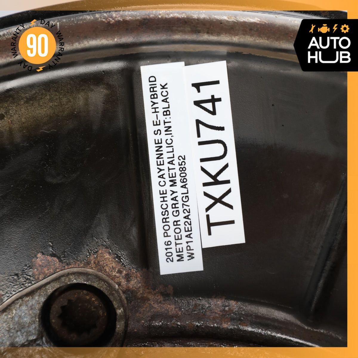 15-18 Porsche Cayenne 958 E-Hybrid Rear Left Side Knuckle Spindle OEM - photo 12