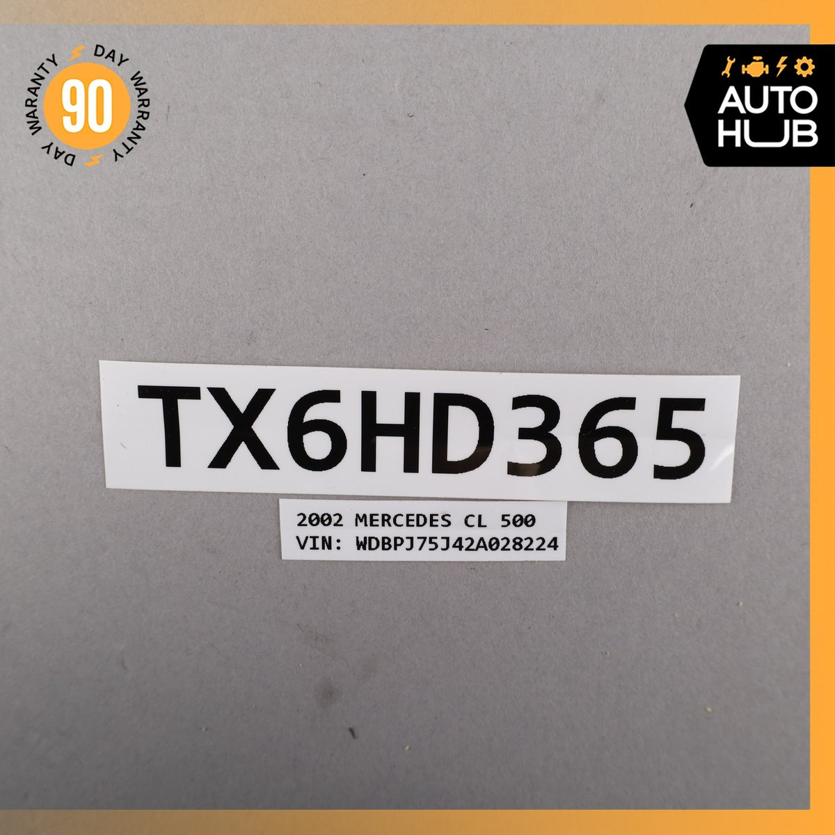 01-02 Mercedes W215 CL500 Front Right Passenger Top Upper Seat Cushion Black OEM - photo 18