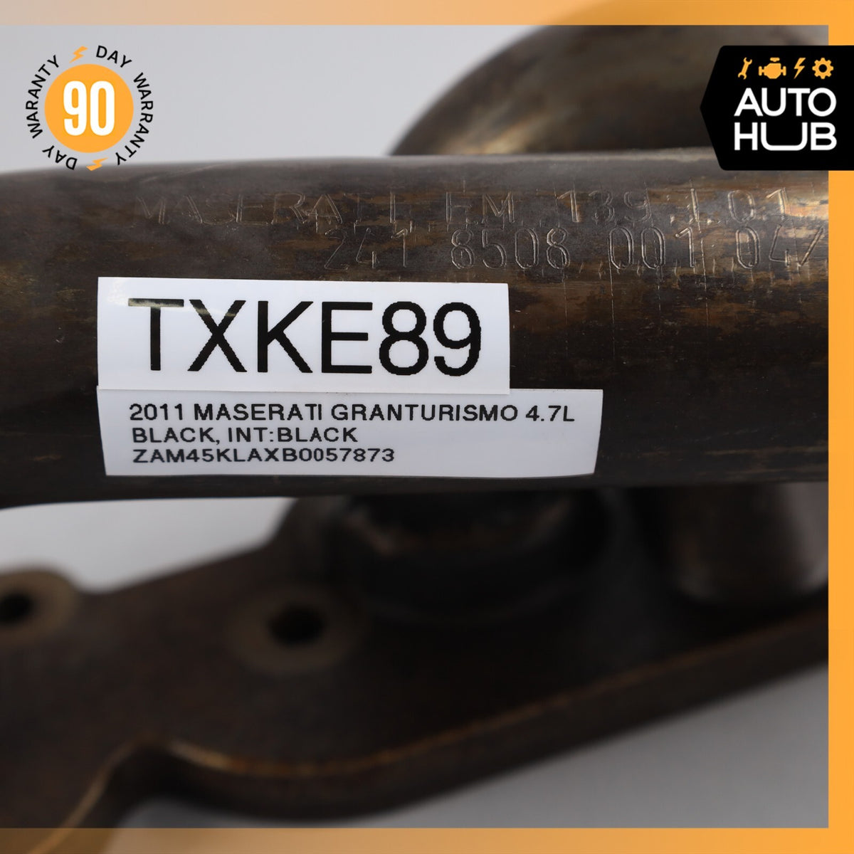 04-19 Maserati GranTurismo Quattroporte Exhaust Manifold Left Side OEM 56k - photo 15