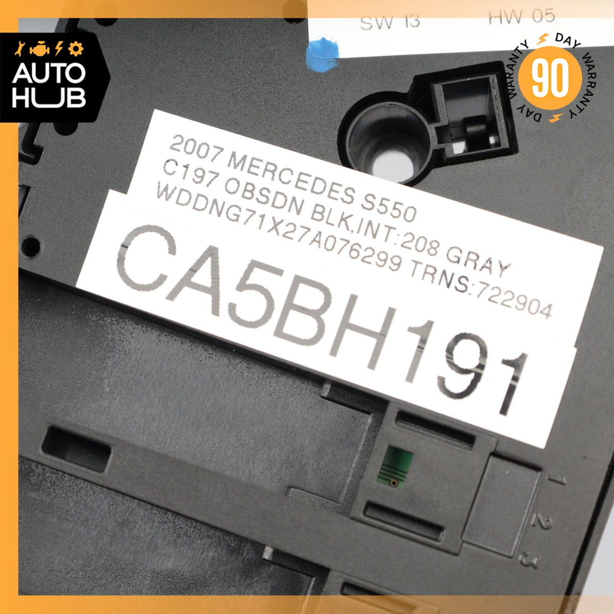 07-13 Mercedes W221 S550 S63 AMG Rear Right Side Seat Control Memory Switch OEM - photo 12