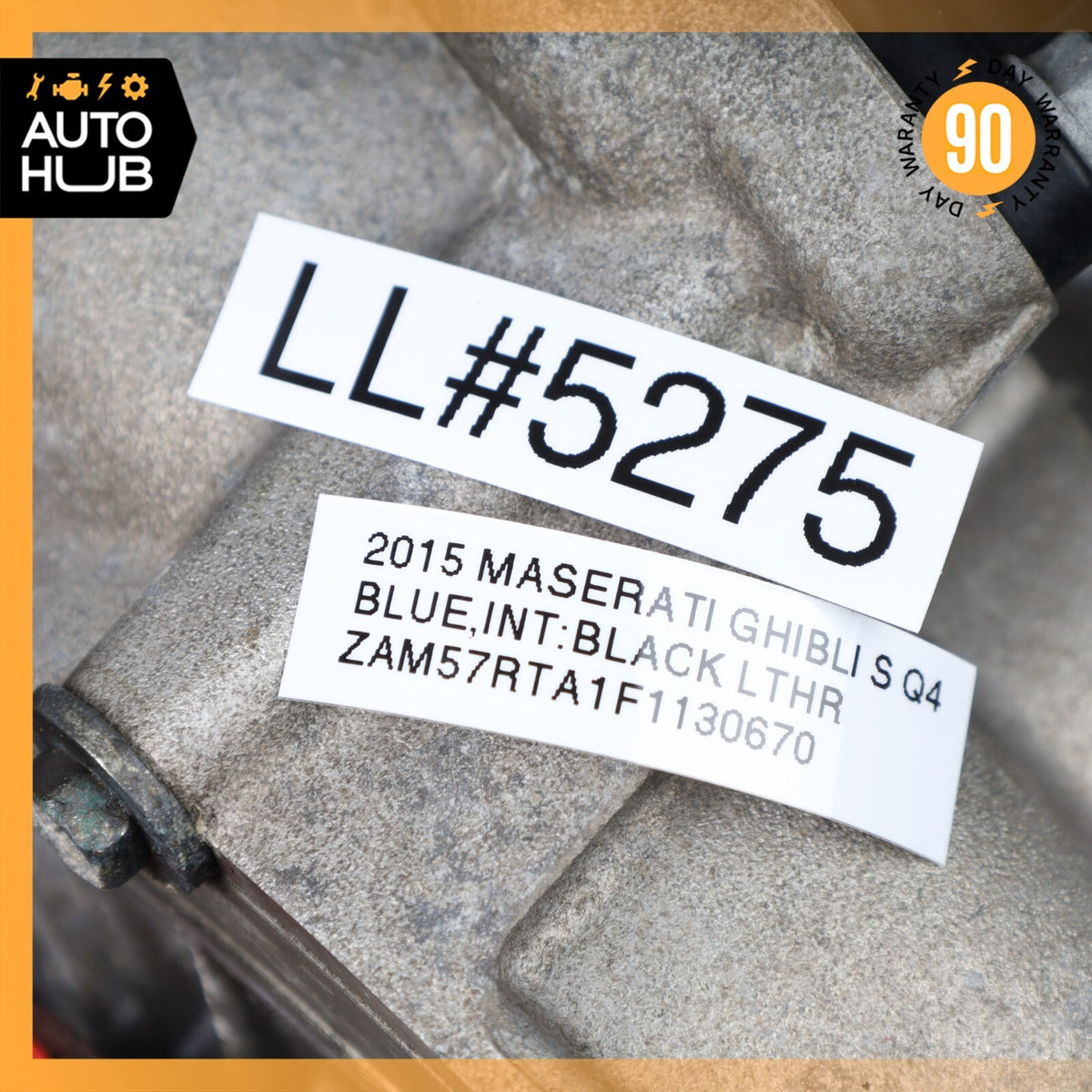Maserati Ghibli Quattroporte Right Turbocharger Turbo Charger Manifold OEM 75k - photo 21