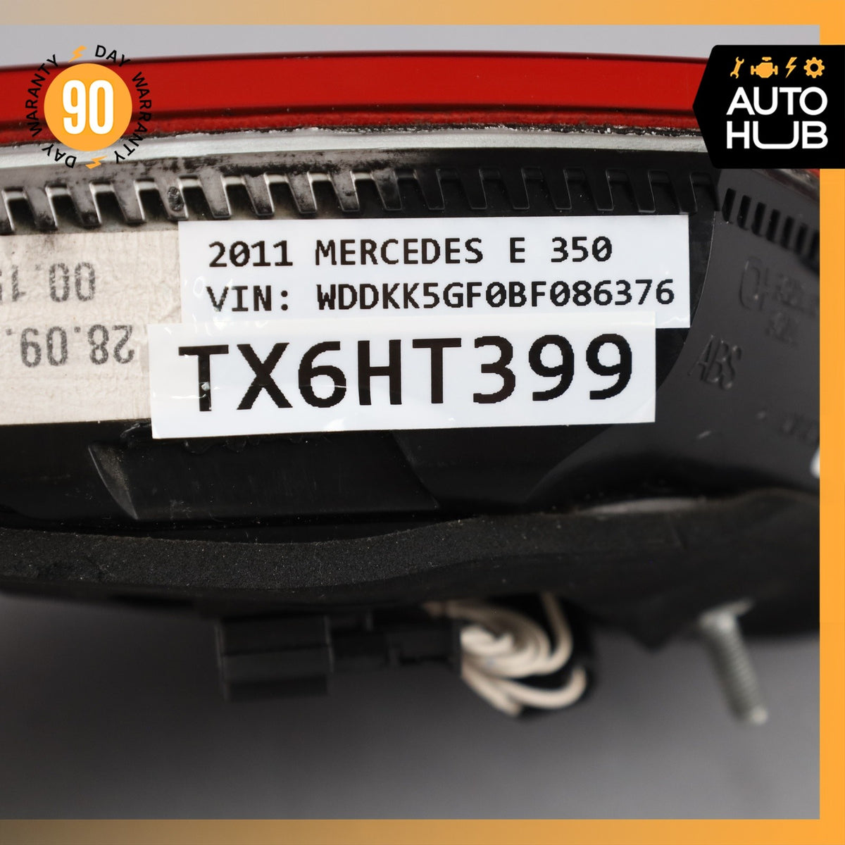10-13 Mercedes W207 E350 E550 Inner Tail Light Lamp Rear Left Side OEM 58k - photo 16