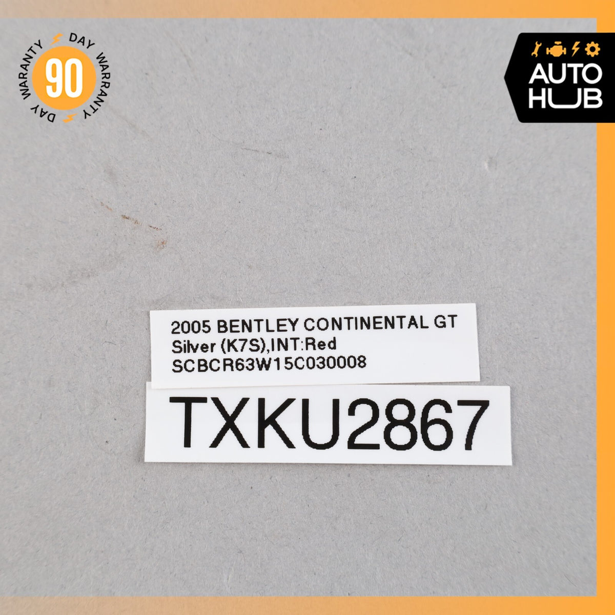 03-10 Bentley Continental GT GTC Right Side Fuel Pump Hose Line OEM 73k - photo 15