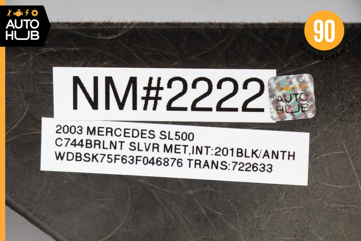03-06 Mercedes R230 SL500 SL55 Front Right Side Interior Trim Panel A Pillar OEM - photo 12